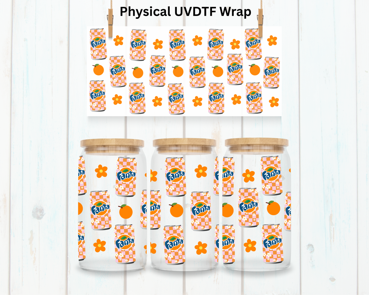 Orange Soda - 16 oz / 20 oz Libby UV DTF