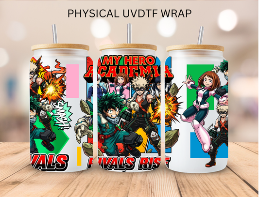 My Hero Academia - 16 oz / 20 oz Libby UV DTF Wrap
