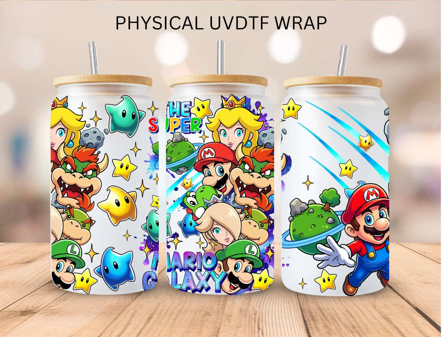 Block Breaker Super Galaxy - 16 oz / 20 oz Libby UV DTF Wrap