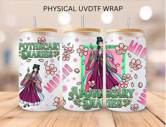 Apothecary Diaries - 16 oz / 20 oz Libby UV DTF Wrap