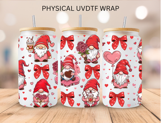 Valentine Coquette Gnomes - 16 oz / 20 oz Libby UV DTF