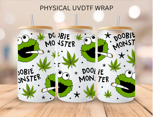 Doobie Monster - 16 oz / 20 oz Libby UV DTF