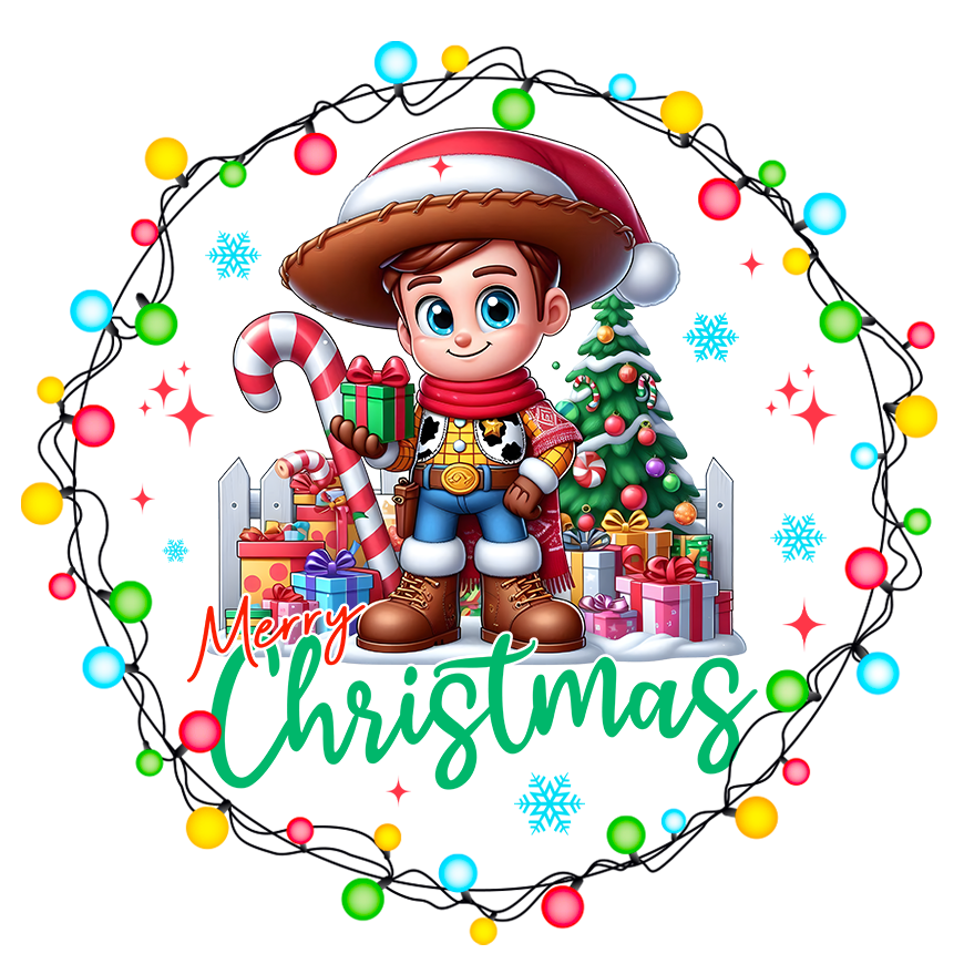 Cartoon Heros Christmas Ornament Bundle 2.8 Inch - Ornament UVDTF Decal