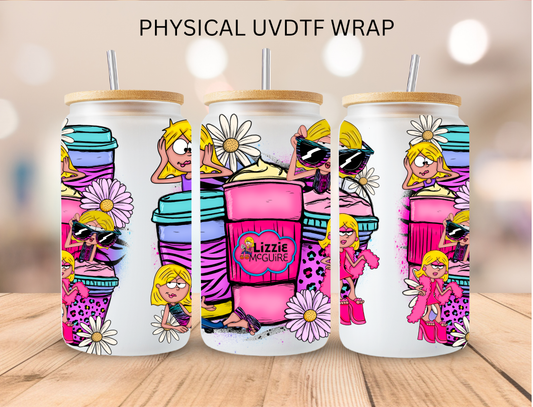 Lizzie Coffee - 16 oz / 20 oz Libby UV DTF Wrap