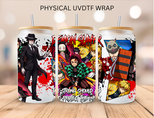 Demon Slayer - 16 oz / 20 oz Libby UV DTF Wrap