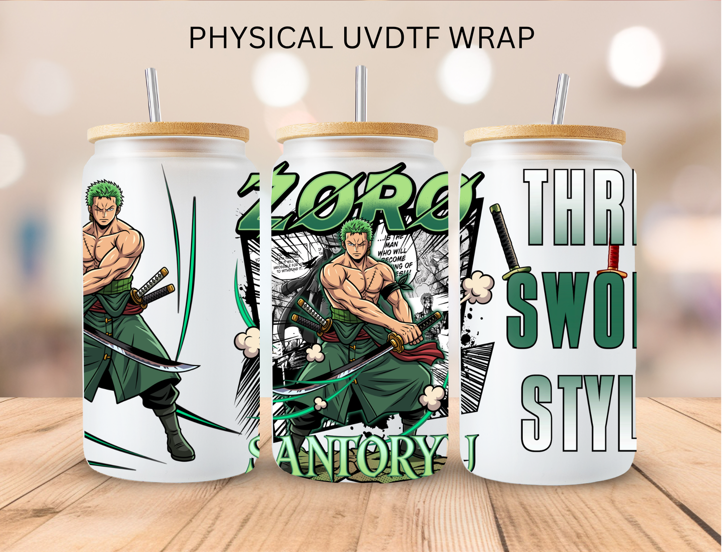 Zoro - 16 oz / 20 oz Libby UV DTF Wrap