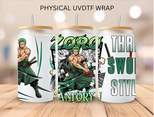 Zoro - 16 oz / 20 oz Libby UV DTF Wrap