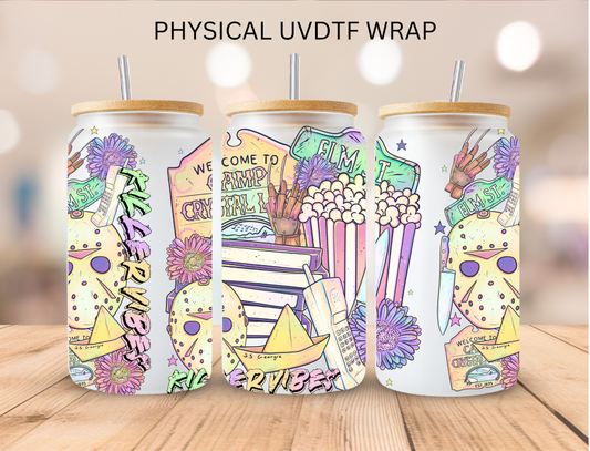 Camp Crystal lake - 16 oz / 20 oz Libby UV DTF Wrap