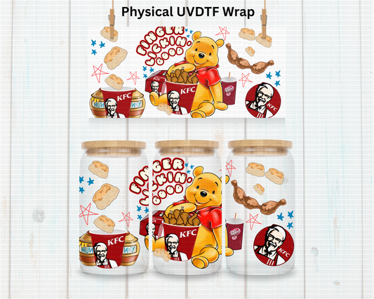 Bear Chicken and Nugs - 16 oz / 20 oz Libby UV DTF