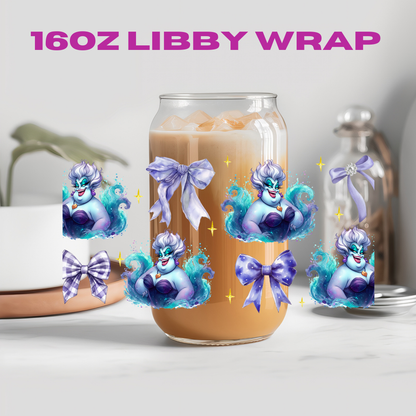 Coquette Character Collection - 16 oz / 20 oz Libby UV DTF Wrap
