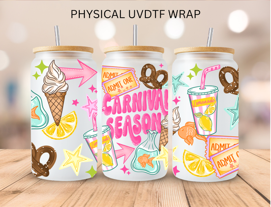 Carnival Season - 16 oz / 20 oz Libby UV DTF Wrap