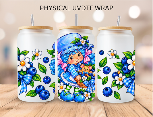 Blueberry Girl - 16 oz / 20 oz Libby UV DTF Wrap