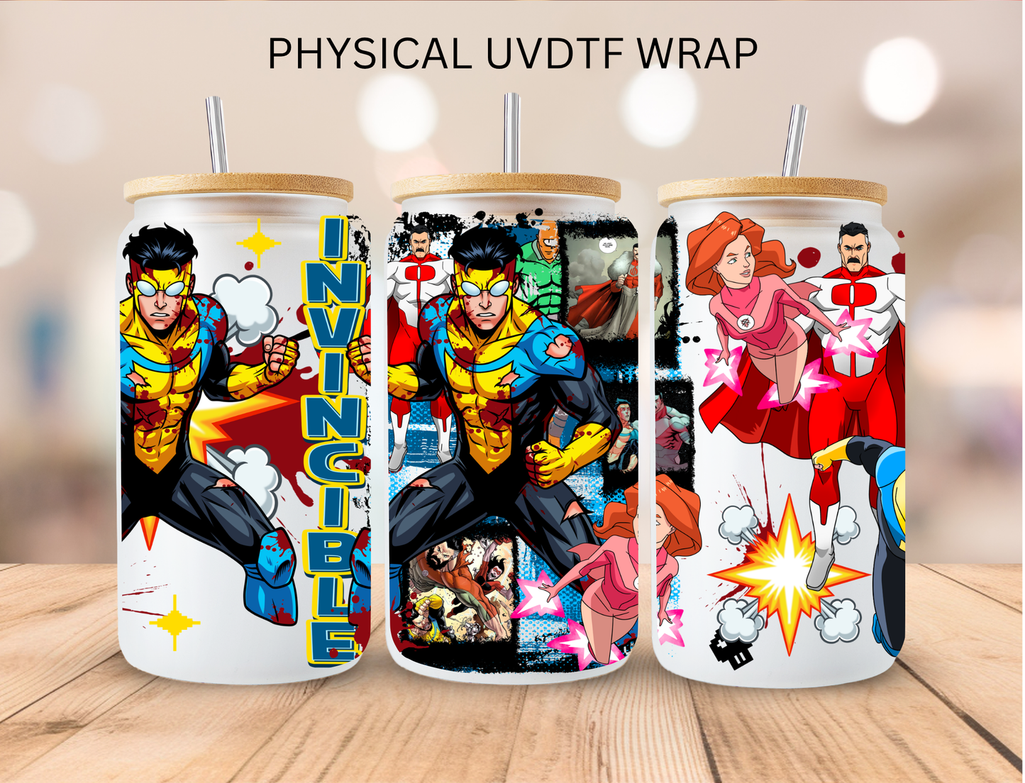 X Group Invincible - 16 oz / 20 oz Libby UV DTF Wrap