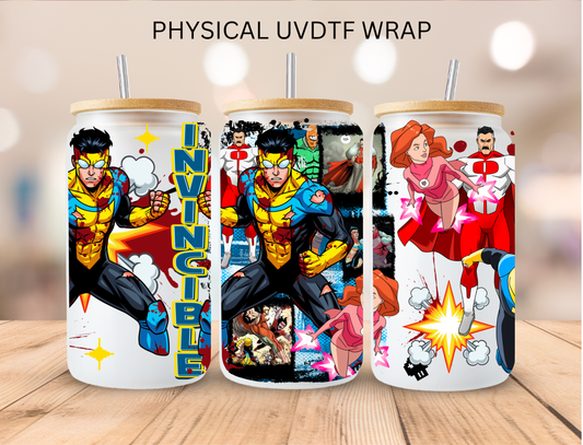 X Group Invincible - 16 oz / 20 oz Libby UV DTF Wrap