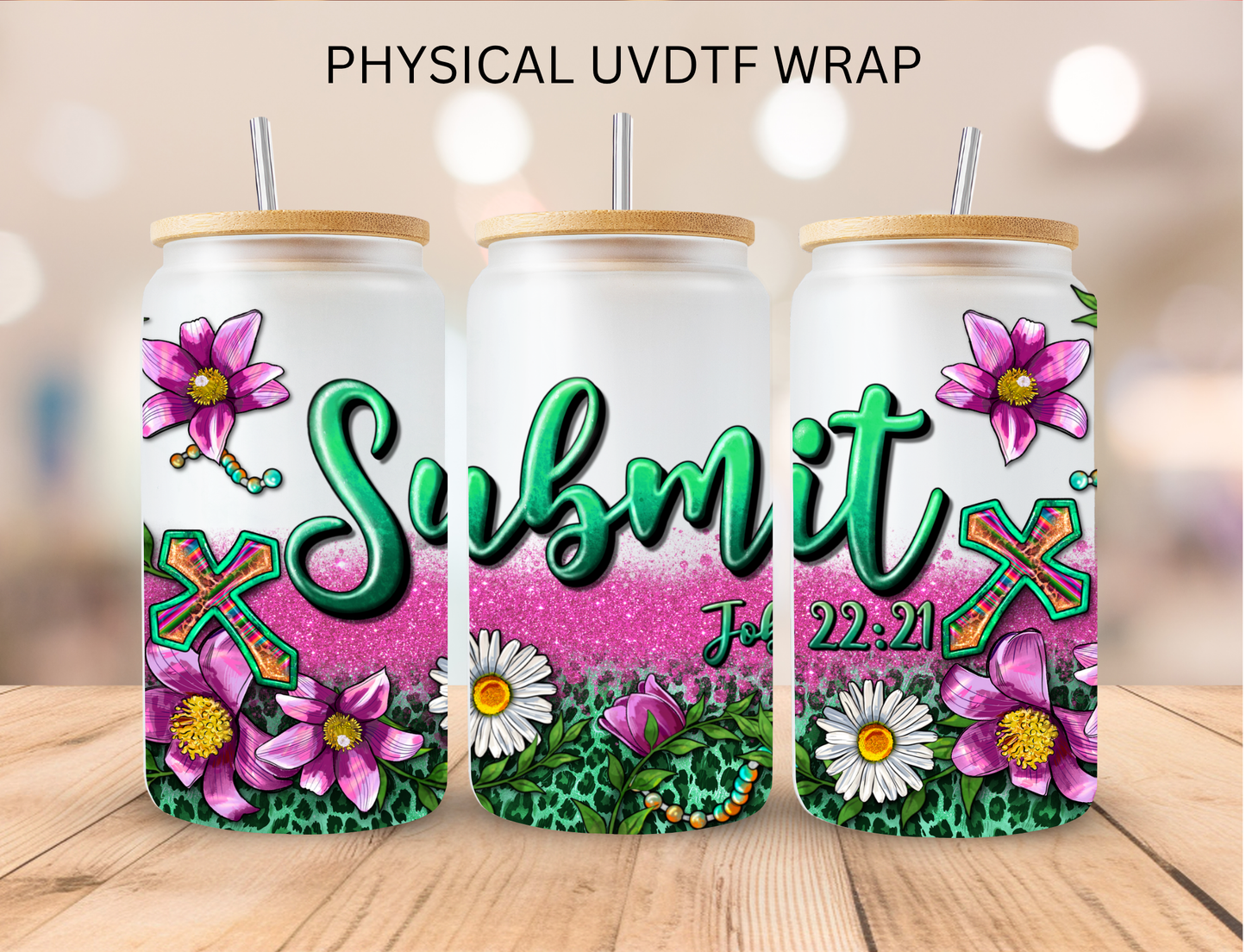 Faith Sumit - 16 oz / 20 oz Libby UV DTF Wrap