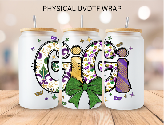 Madi Gras Gigi - 16 oz / 20 oz Libby UV DTF