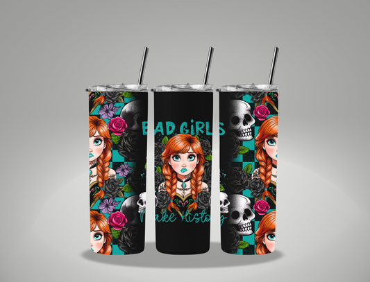 Bad Girls Collection Ice Princess - 20oz Skinny Tumbler Wrap CSTAGE EXCLUSIVE