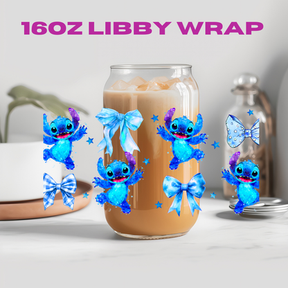 Coquette Character Collection - 16 oz / 20 oz Libby UV DTF Wrap