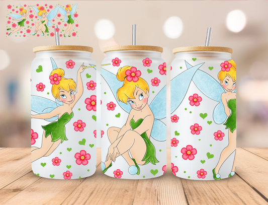 Green Fairy - 16 oz / 20 oz Libby UV DTF Wrap