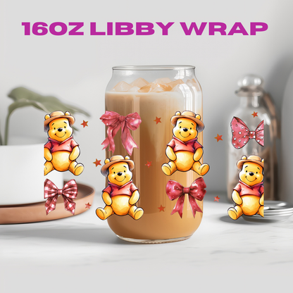 Coquette Character Collection - 16 oz / 20 oz Libby UV DTF Wrap