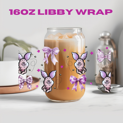 Coquette Character Collection - 16 oz / 20 oz Libby UV DTF Wrap