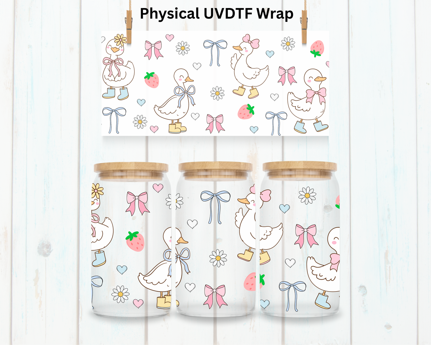 Boy Girl Goose Duck  - 16 oz / 20 oz Libby UV DTF