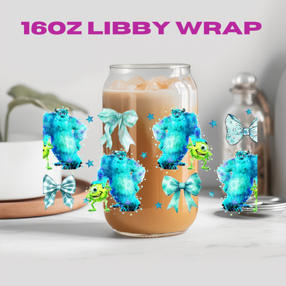 Coquette Character Collection - 16 oz / 20 oz Libby UV DTF Wrap