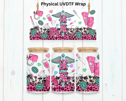 Nurse RN Medical - 16 oz / 20 oz Libby UV DTF
