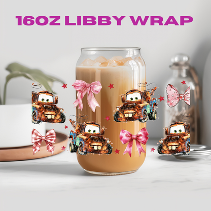 Coquette Character Collection - 16 oz / 20 oz Libby UV DTF Wrap