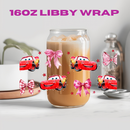 Coquette Character Collection - 16 oz / 20 oz Libby UV DTF Wrap