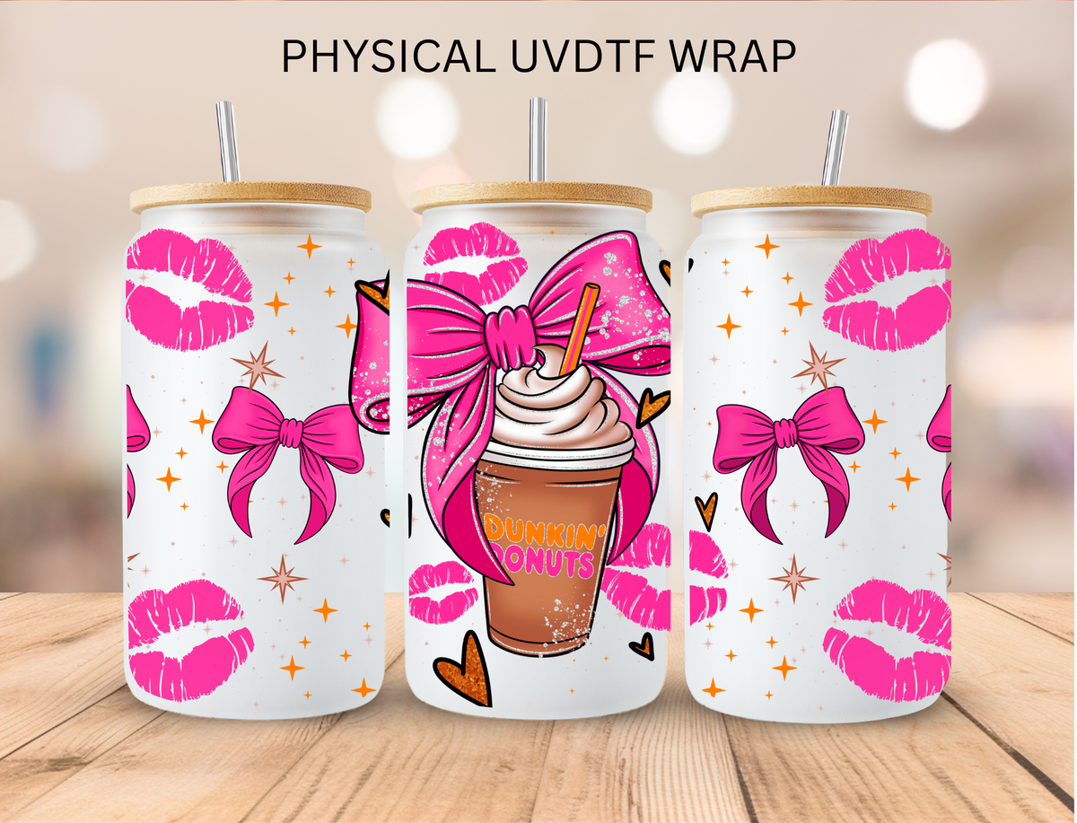 Coquette Soda Coffee Dunkin - 16 oz / 20 oz Libby UV DTF