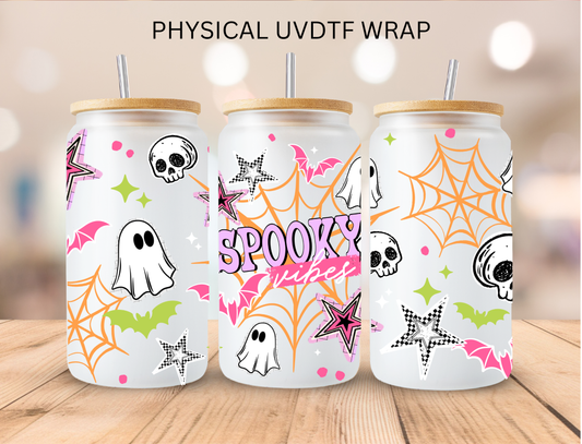 Halloween Spooky - 16 oz / 20 oz Libby UV DTF Wrap