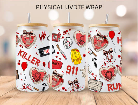 Halloween Horror - 16 oz / 20 oz Libby UV DTF Wrap