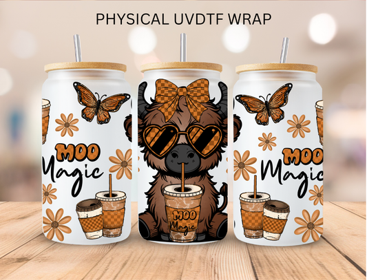 Fall Moo Magic - 16 oz / 20 oz Libby UV DTF Wrap
