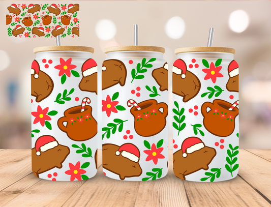 Pan dolce Christmas - 16 oz / 20 oz Libby UV DTF Wrap