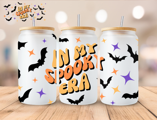 Halloween In My Spooky Era - 16 oz / 20 oz Libby UV DTF Wrap