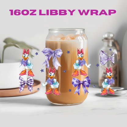 Coquette Character Collection - 16 oz / 20 oz Libby UV DTF Wrap
