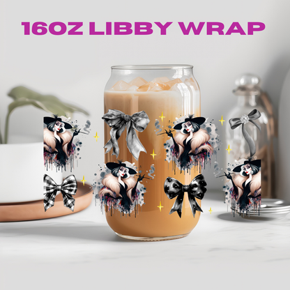 Coquette Character Collection - 16 oz / 20 oz Libby UV DTF Wrap