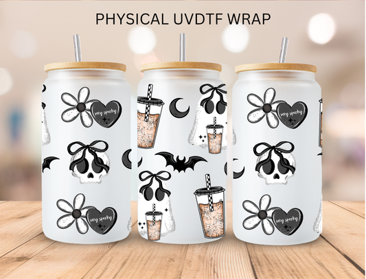 Halloween Coffees - 16 oz / 20 oz Libby UV DTF Wrap