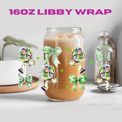 Coquette Character Collection - 16 oz / 20 oz Libby UV DTF Wrap