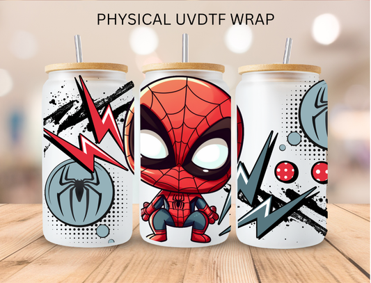 Spidey Kid - 16 oz / 20 oz Libby UV DTF Wrap