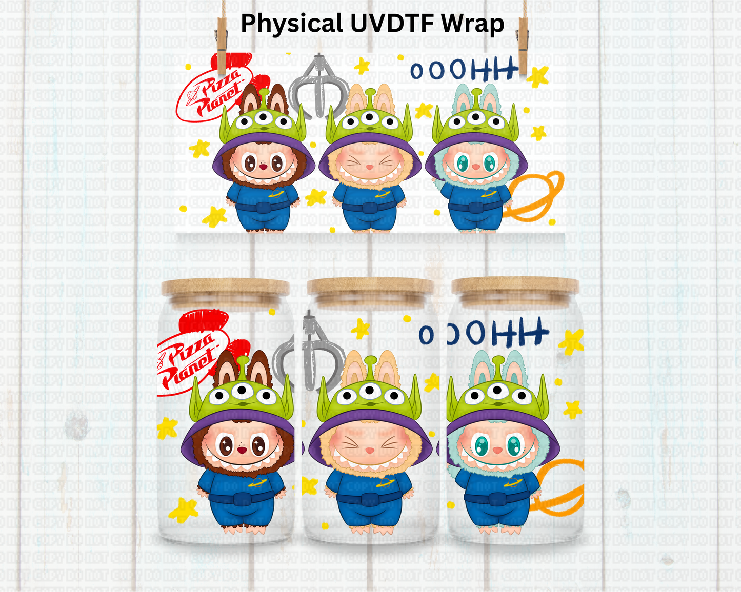 The Claw LaBu Bear - 16 oz / 20 oz Libby UV DTF