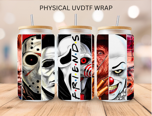 Horror Boys Friends - 16 oz / 20 oz Libby UV DTF