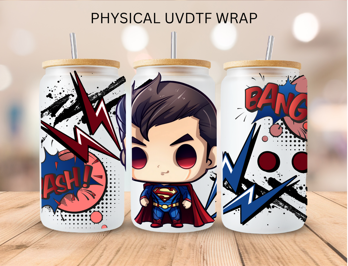 Spider Hero - 16 oz / 20 oz Libby UV DTF Wrap