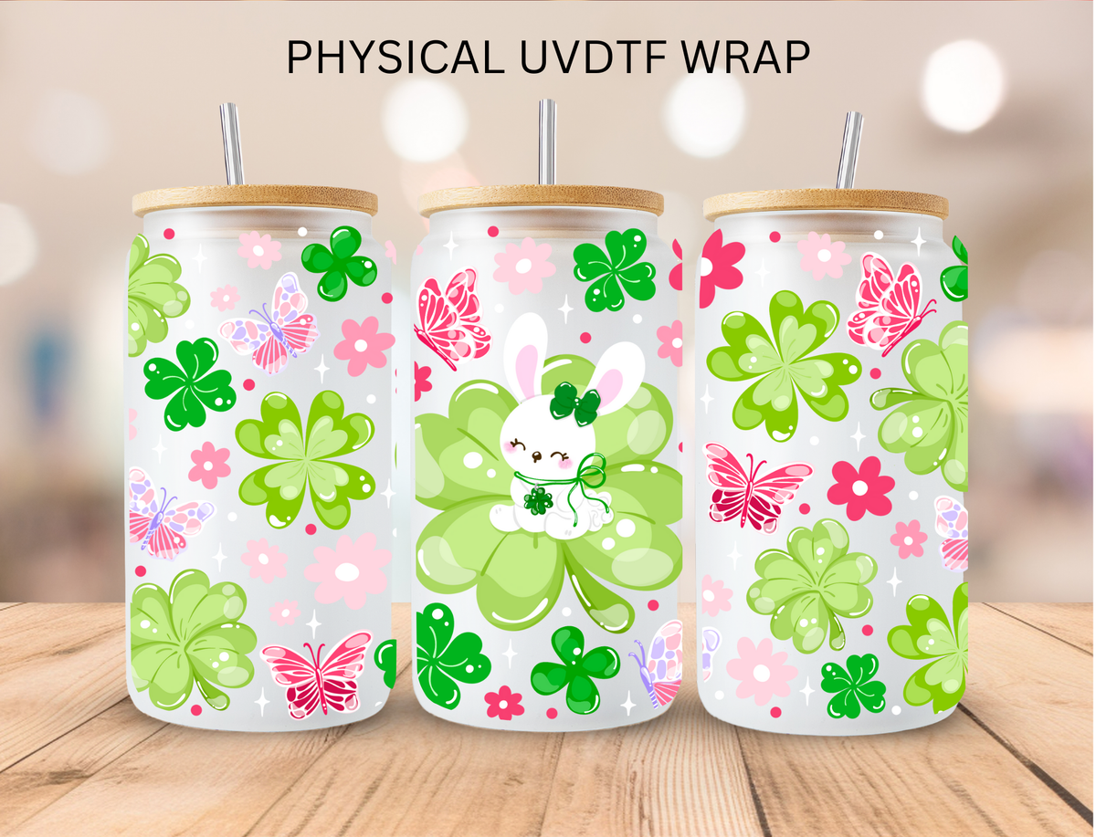 St' Patrick's Bunny - 16 oz / 20 oz Libby UV DTF