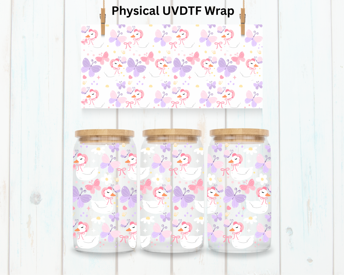 Pastel Goose/Duck - 16 oz / 20 oz Libby UV DTF