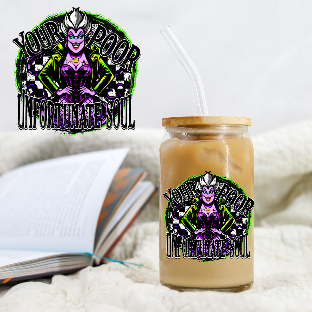 Bad Girl's Collection Sea Witch Poor Unfortunate Soul - UV DTF Libby Decal CSTAGE EXCLUSIVE