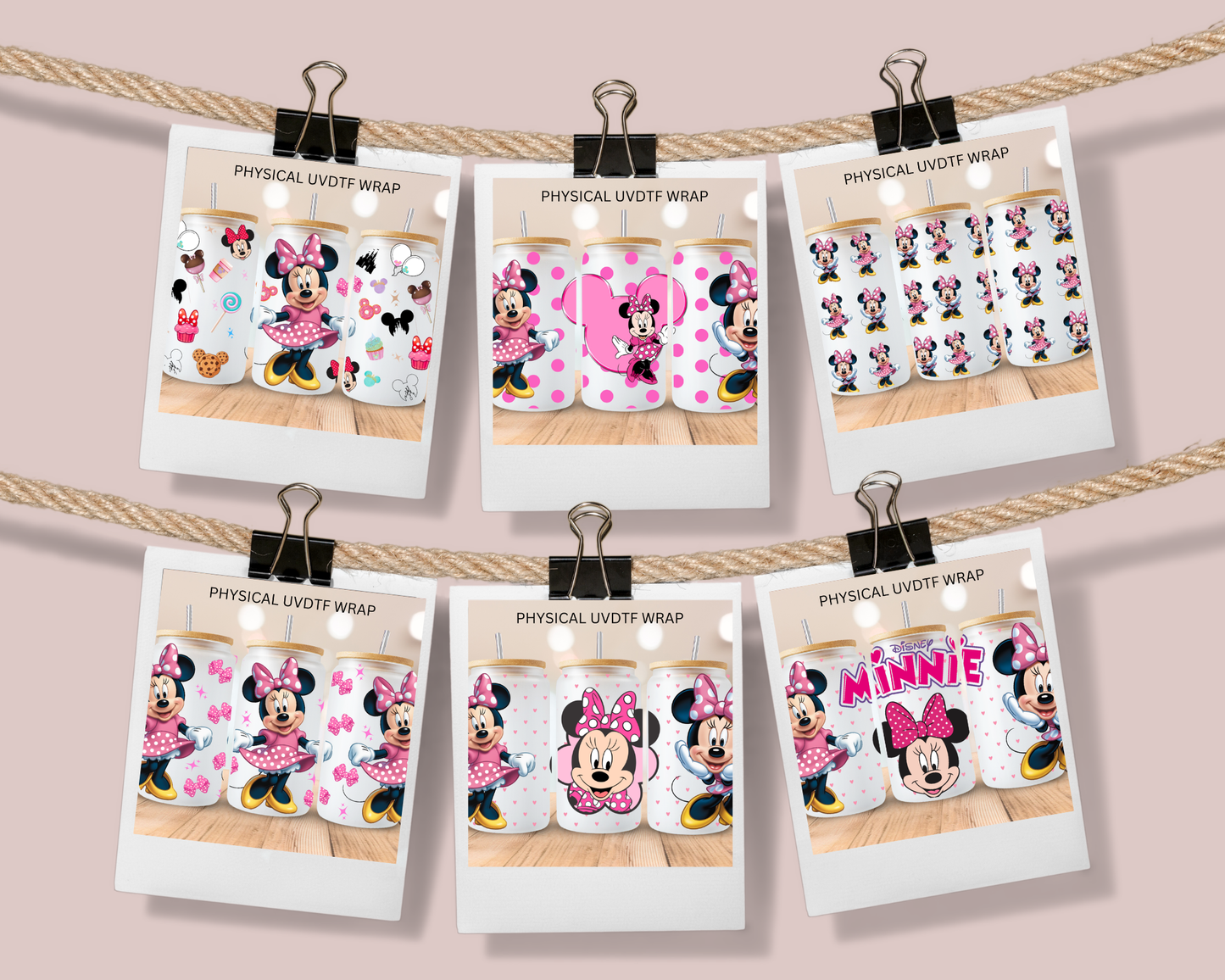 Girl Mouse Collection - 16 oz / 20 oz Libby UV DTF