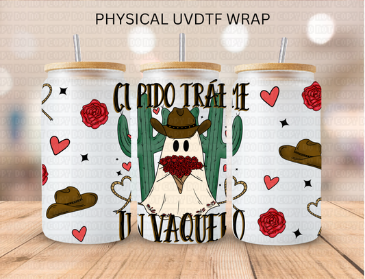 Latino Chicano Cupid Ghost - 16 oz / 20 oz Libby UV DTF