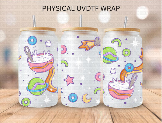 Colorful Space Cereal - 16 oz / 20 oz Libby UV DTF